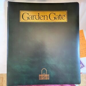 Garden Gate Magazine Collection Issues 31-36 with Binder and Index Green